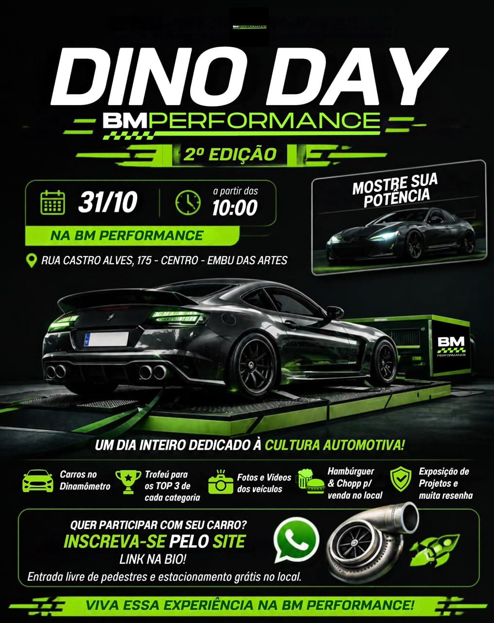 Dino Day /2026 no dinamômetro da BM Performance